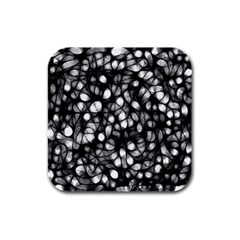 Chaos Decay Rubber Square Coaster (4 Pack)  by KirstenStar