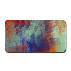 Abstract In Green, Orange, And Blue Medium Bar Mats by digitaldivadesigns