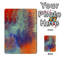 Abstract In Green, Orange, And Blue Multi-purpose Cards (rectangle)  by digitaldivadesigns