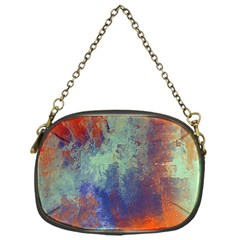 Abstract In Green, Orange, And Blue Chain Purses (one Side)  by digitaldivadesigns