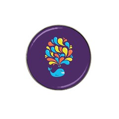 Colorful Happy Whale Hat Clip Ball Marker