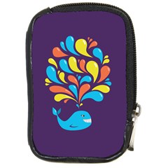 Colorful Happy Whale Compact Camera Cases