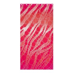 Florescent Pink Zebra Pattern  Shower Curtain 36  X 72  (stall)  by OCDesignss