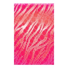 Florescent Pink Zebra Pattern  Shower Curtain 48  X 72  (small)  by OCDesignss