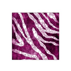 Purple Zebra Print Bling Pattern  Satin Bandana Scarf by OCDesignss