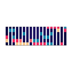 Stripes And Rectangles Pattern Sticker Bumper (10 Pack) by LalyLauraFLM