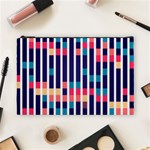 Stripes and rectangles pattern Cosmetic Bag (Large) Front