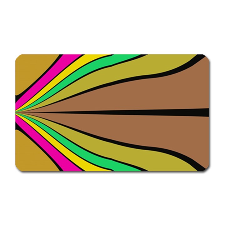 Symmetric waves Magnet (Rectangular)