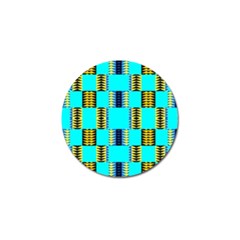 Triangles In Rectangles Pattern Golf Ball Marker (4 Pack) by LalyLauraFLM