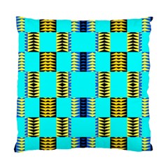 Triangles In Rectangles Pattern Standard Cushion Case (two Sides) by LalyLauraFLM