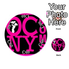 Ocnymoms Logo Playing Cards 54 (round)  by OCNYMOMS