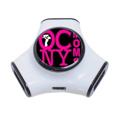 Ocnymoms Logo 3-port Usb Hub by OCNYMOMS