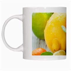 Citrus Fruits White Mugs