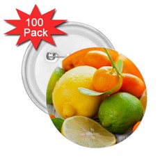 Citrus Fruits 2 25  Buttons (100 Pack)  by emkurr