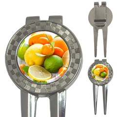 Citrus Fruits 3-in-1 Golf Divots by emkurr