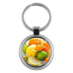 Citrus Fruits Key Chains (round)  by emkurr