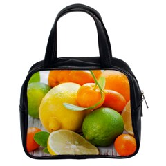 Citrus Fruits Classic Handbags (2 Sides) by emkurr