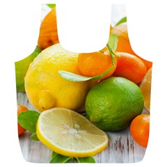 Citrus Fruits Full Print Recycle Bags (l)  by emkurr