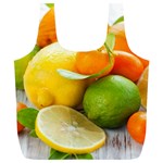 Citrus Fruits Full Print Recycle Bags (L)  Front