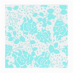 Floral Wallpaper Aqua Medium Glasses Cloth (2-side) by ImpressiveMoments