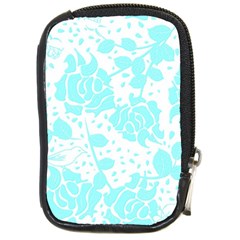 Floral Wallpaper Aqua Compact Camera Cases by ImpressiveMoments