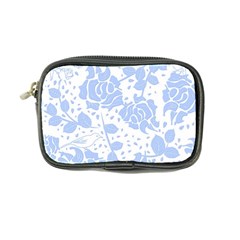 Floral Wallpaper Blue Coin Purse