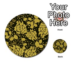 Floral Wallpaper Forest Multi-purpose Cards (round)  by ImpressiveMoments