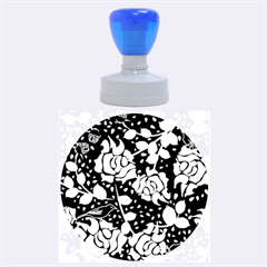 Floral Wallpaper Forest Rubber Round Stamps (large) by ImpressiveMoments