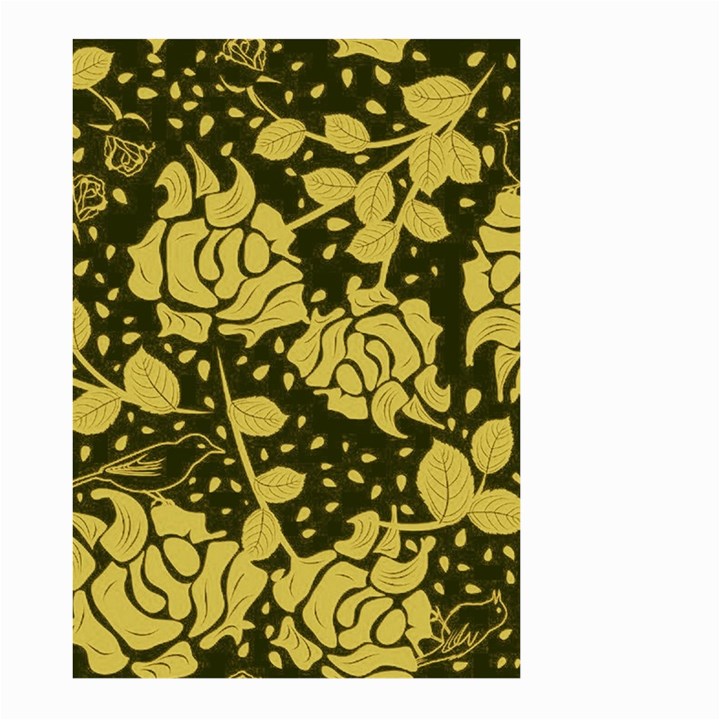 Floral Wallpaper Forest Large Garden Flag (Two Sides)