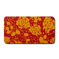 Floral Wallpaper Hot Red Medium Bar Mats by ImpressiveMoments