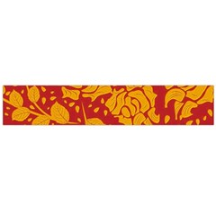 Floral Wallpaper Hot Red Flano Scarf (large)  by ImpressiveMoments