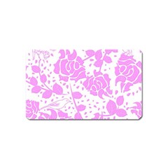 Floral Wallpaper Pink Magnet (name Card) by ImpressiveMoments