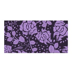 Floral Wallpaper Purple Satin Wrap by ImpressiveMoments