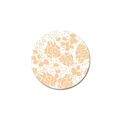 Floral Wallpaper Peach Golf Ball Marker (10 Pack) by ImpressiveMoments