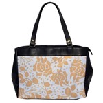 Floral Wallpaper Peach Office Handbags Front