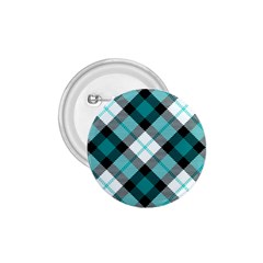 Smart Plaid Teal 1 75  Buttons by ImpressiveMoments