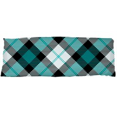 Smart Plaid Teal Body Pillow Cases Dakimakura (two Sides)  by ImpressiveMoments