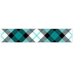 Smart Plaid Teal Flano Scarf (large)  by ImpressiveMoments