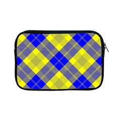 Smart Plaid Blue Yellow Apple Ipad Mini Zipper Cases by ImpressiveMoments