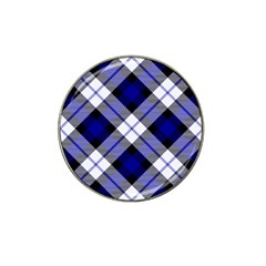 Smart Plaid Blue Hat Clip Ball Marker by ImpressiveMoments