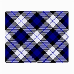 Smart Plaid Blue Small Glasses Cloth by ImpressiveMoments