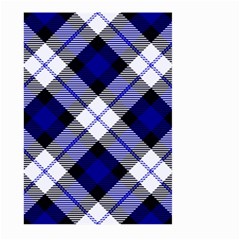 Smart Plaid Blue Large Garden Flag (two Sides) by ImpressiveMoments