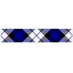 Smart Plaid Blue Flano Scarf (Large)  Front