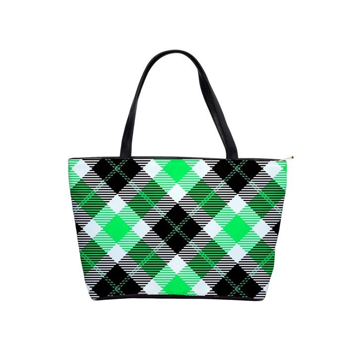 Smart Plaid Green Shoulder Handbags