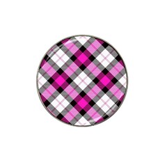 Smart Plaid Hot Pink Hat Clip Ball Marker (10 Pack)