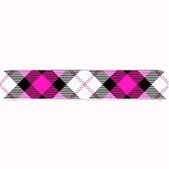 Smart Plaid Hot Pink Small Bar Mats by ImpressiveMoments