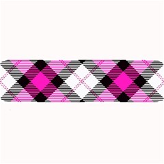 Smart Plaid Hot Pink Large Bar Mats by ImpressiveMoments