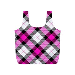 Smart Plaid Hot Pink Full Print Recycle Bags (s)  by ImpressiveMoments