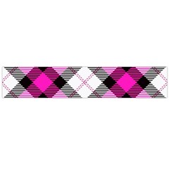 Smart Plaid Hot Pink Flano Scarf (large)  by ImpressiveMoments