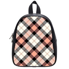 Smart Plaid Peach School Bags (small)  by ImpressiveMoments